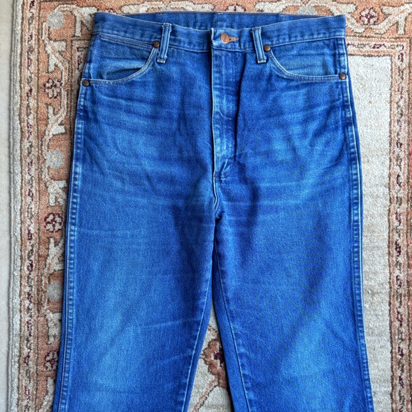 Vintage 90s Wrangler Denim Jeans Extra Long - Picture 4 of 6